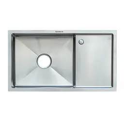 Кухонна мийка Platinum Handmade Н 780x440x200 L (з кріпленням і отвором під змішувач), Нержавіюча сталь