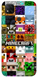 Чохол Demsky Minecraft collage для Xiaomi Redmi 9C