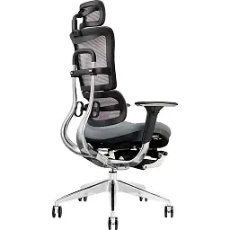 Офісне крісло GT Racer X-801L (W-20, B-40), світло-сіре (X-801L Bright Gray (W-20 B-40)) - мініатюра 2