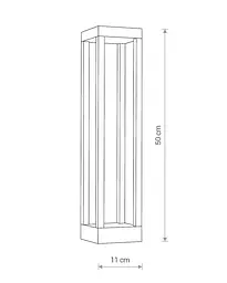 Вуличний світильник Nowodvorski 8145 Structure led - мініатюра 3