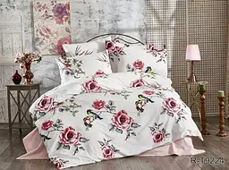 Комплект постільної білизни з компаньйоном (R-T9224) Євро TAG tekstil pbe0037119 - мініатюра 1