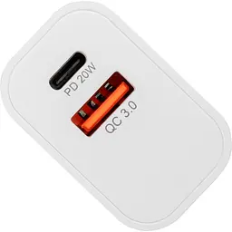 Зарядний пристрій Rivacase PS4102 WD5, PD 20W+QC3.0, білий (PS4102 WD5 (White)) - мініатюра 5