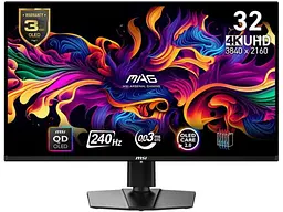 Монітор MSI MAG 321UPX QD-OLED (9S6-3DD39T-001)