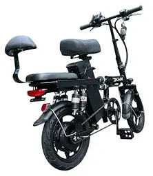 Електровелосипед E-Kam KM-E8 Pro Plus 14" (1000W, 48V, 15Ah) складаний двомісний - мініатюра 4