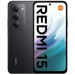 Смартфон Xiaomi Redmi 15 4G 6/128GB Black EU NFC (no adapter)