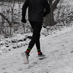 Шкарпетки DexShell Running водонепроникні XL з помаранчевими смугами - мініатюра 13