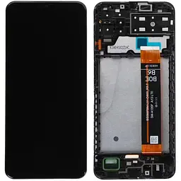 Дисплей Samsung A135 Galaxy A13 4G/M135 чорний, з рамкою, SM-A135F BS066FBM-L01-D800_R5.7