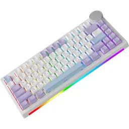 Клавіатура Ajazz AK820 V2 Coconut Flake Switch Wireless/Bluetooth/USB UA Purple/White/Blue (AK820-V2-CF-PWB) - мініатюра 3