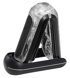 Мастурбатор Tenga Zero Flip Gravity із вібрацією - мініатюра 4