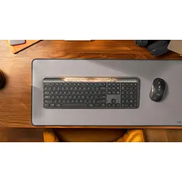 Клавіатура Logitech Slim Solar+ 2.4GHZ/BT Graphite (920-013764) - мініатюра 8