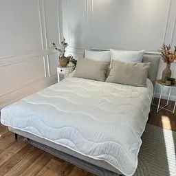 Ковдра двоспальна вовняна Viluta Comfort 21422 170x210 см бежева