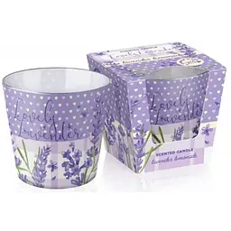 Свічка з ароматом "Bartek candles" 115г/30год. Lavander Lemonade