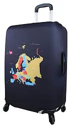 Чохол для валізи Snowball 33030/map Маленький S Різнокольоровий