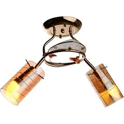 Люстра стельова Brille класична E14 40W G (LK-355C/2)