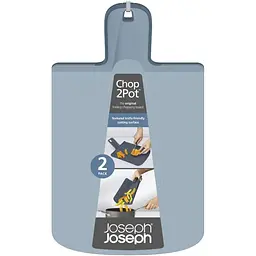 Набір обробних дощок Joseph Joseph Chop2Pot Small Blue 2 шт. (981003) - мініатюра 3