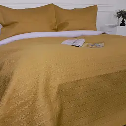 Покривало MirSon набір Imperial Gold Line покривало 200х220 см + наволочки 50х70 см х 2 шт (2200007177882) - мініатюра 4