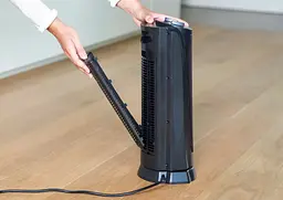 Тепловентилятор BLACK+DECKER 2,0 кВт, площа обігріву 20 кв.м., Підлоговий, Чорний (BXSH2002E) - мініатюра 6