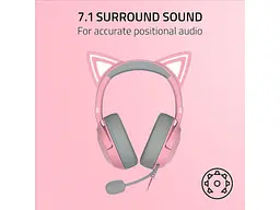 Комп'ютерна гарнітура Razer Kraken Kitty V2 Quartz (RZ04-04730200-R3M1) - мініатюра 11
