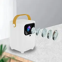 Портативний проектор + пульт, 4K HD, Android 11.0, Wi-Fi 6.0, Bluetooth, E350 / Мультимедійний проектор домашній - мініатюра 4