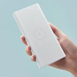 Умб Xiaomi Mi Power Bank 3 10000 mAh Wireless 10 W Fast BHR5212CN бездротова зарядка біла - мініатюра 2