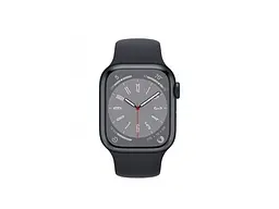 Смарт-годинник Apple Watch Series 8 GPS + Cellular 41mm Midnight Aluminum Case W. Midnight S. Band S/M (MNUV3) - мініатюра 2