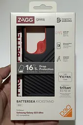 Оригінальний протиударний чохол для Samsung Galaxy S23 Ultra (S918) GEAR4 Battersea D3O Black з підставкою - мініатюра 7