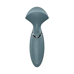 Вібромасажер Satisfyer Mini Wand-er Grey - мініатюра 6