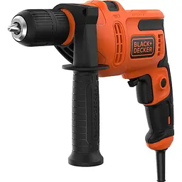 Дриль ударний Black+Decker мережевий 500 Вт (BEH200-QS) - мініатюра 2
