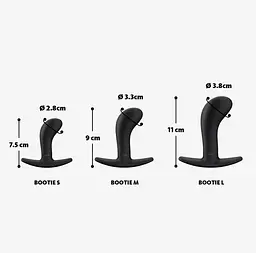 Анальна пробка Fun Factory Bootie S 7.5 см (чорний) - мініатюра 4