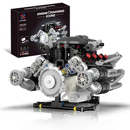 Конструктор двигун V12 Aston Martin Valkyrie акумуляторний конструктор двигуна внутрішнього згорання з додатком, дитячий конструктор для дітей і дорослих, 689 деталей