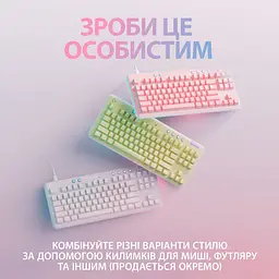 Клавіатура Logitech G713 Aurora Gaming GX Brown Off-White [920-010422] [78342] - мініатюра 3