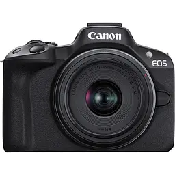 Бездзеркальний фотоапарат Canon EOS R50 Creator Kit RF-S 18-45mm f4.5-6.3 IS STM Black [5811C036] [140465]