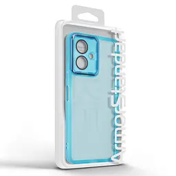 Защитный чехол для TECNO Spark Go 2 4G (KM4), Shade, синий, TPU+PC, матовый, защита всего корпуса, панель-накладка, противоударный, с высокими бортами, амортизирует удары при падениях, ArmorStandart (ARM87907) - мініатюра 3