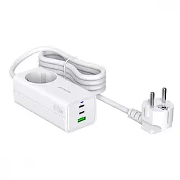 Мережевий фільтр Proove Power Strip PD-02 65W (2 Type-C + 1USB) white (PSP165210001) - мініатюра 6
