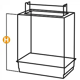 Клітка для птахів Ferplast MAX 4 р. 50 x 50 x h 75 cm - мініатюра 3