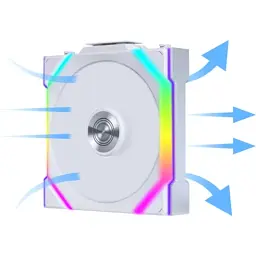Кулер до корпусу Lian Li Uni Fan SL WIRELESS 120-3, White (G99.12SL1W3W.00) - мініатюра 9