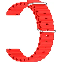 Універсальний ремінець для смарт-годинників Ocean Band 20mm Red [84723]