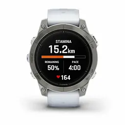 Смарт-годинник Garmin Epix Pro Gen 2 Sapphire 47mm Titanium w. Whitestone Band (010-02803-20/21) - мініатюра 9