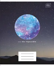 Набір зошитів Interdruk Premium Galaxy учнівських клітинка А5+ 60 аркушів 4 шт. (339522-4) - мініатюра 3