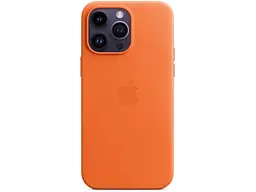 Чохол для смартфона Apple iPhone 14 Pro Max Leather Case with MagSafe - Orange (MPPR3)