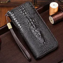 Гаманець логер шкіряний з тиснення рептилія BULL 10х19.5х2.5 см acs0032228 - мініатюра 5