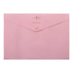 Папка-конверт на кнопці FAVOURITE BM.3953-10 BUROMAX, PASTEL, A4, рожева (4823078912541)