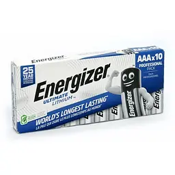 Батарейка Energizer Ultimate Lithium L92 AAA/LR03 BL 10шт ( L92 AAA10)