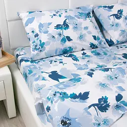 Комплект постільної білизни Руно півтораспальний "Blue Flowers" бязь 1.114_Blue Flowers