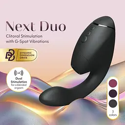 Вібратор Womanizer Next Duo з вакуумним стимулятором - мініатюра 3