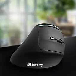 Мишка Sandberg Wireless Pro 3400 dpi 6 кнопок чорний - мініатюра 2