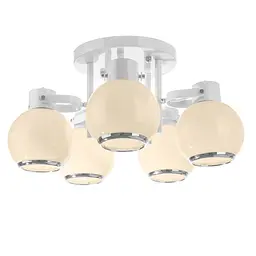 Люстра стельова Brille E27 60W WH (LK-564C/5) - мініатюра 4