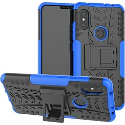 Чохол-накладка Toto Dazzle Kickstand 2 in 1 Case Xiaomi Redmi Note 6 Pro Blue - мініатюра 2