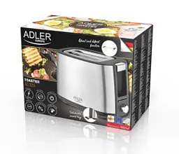 Тостер 900Вт 7 рівнів смаження Польша Adler AD 3214 - мініатюра 8