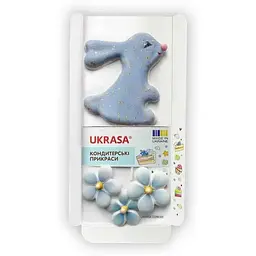 Зайчик з квітами мікс кольорів ТМ"УКРАСА"